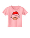 Kyu-T Face Beartholomew Santa Boy Bear Toddler T-Shirt-Toddler T-Shirt-TooLoud-Candy-Pink-2T-Davson Sales