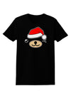 Kyu-T Face Beartholomew Santa Boy Bear Womens Dark T-Shirt-TooLoud-Black-X-Small-Davson Sales