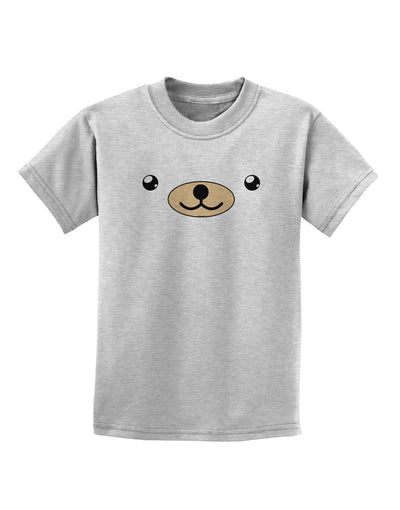 Kyu-T Face - Beartholomew the Teddy Bear Childrens T-Shirt-Childrens T-Shirt-TooLoud-AshGray-X-Small-Davson Sales