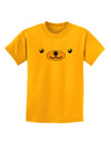 Kyu-T Face - Beartholomew the Teddy Bear Childrens T-Shirt-Childrens T-Shirt-TooLoud-Gold-X-Small-Davson Sales