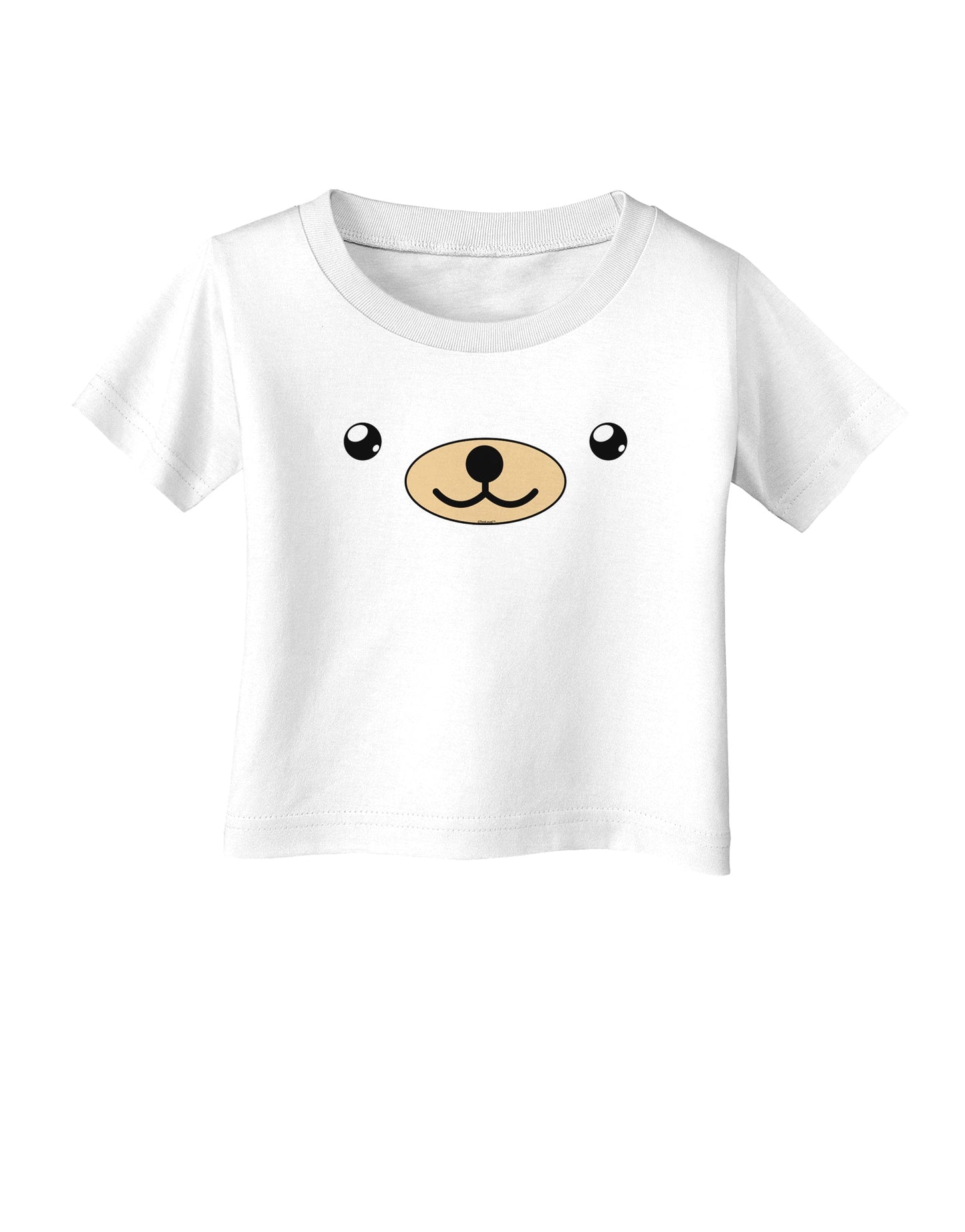 Kyu-T Face - Beartholomew the Teddy Bear Infant T-Shirt-Infant T-Shirt-TooLoud-White-06-Months-Davson Sales
