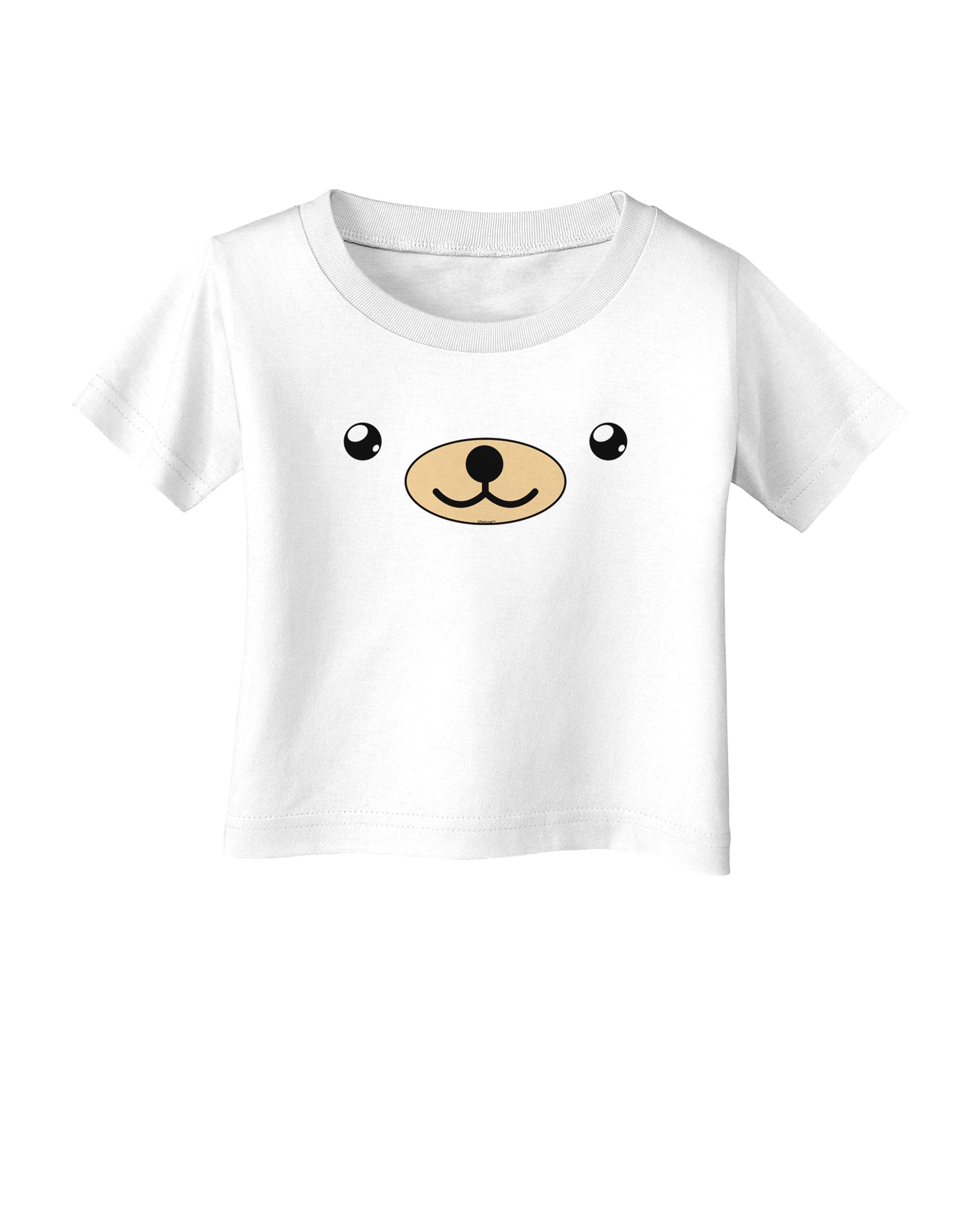 Kyu-T Face - Beartholomew the Teddy Bear Infant T-Shirt-Infant T-Shirt-TooLoud-White-06-Months-Davson Sales