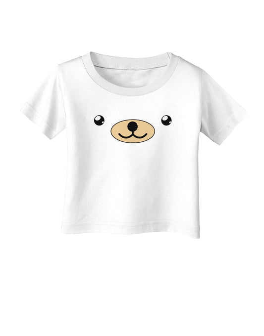 Kyu-T Face - Beartholomew the Teddy Bear Infant T-Shirt-Infant T-Shirt-TooLoud-White-06-Months-Davson Sales