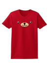 Kyu-T Face - Beartholomew the Teddy Bear Womens Dark T-Shirt-TooLoud-Red-X-Small-Davson Sales