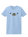 Kyu-T Face - Beartholomew the Teddy Bear Womens T-Shirt-Womens T-Shirt-TooLoud-Light-Blue-X-Small-Davson Sales