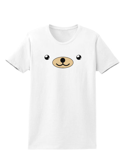 Kyu-T Face - Beartholomew the Teddy Bear Womens T-Shirt-Womens T-Shirt-TooLoud-White-X-Small-Davson Sales