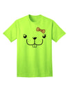 Kyu-T Face - Bucklette Adorable Female Beaver Adult T-Shirt-Mens T-shirts-TooLoud-Neon-Green-Small-Davson Sales