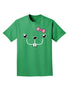 Kyu-T Face - Bucklette Cute Girl Beaver Adult Dark T-Shirt-Mens T-Shirt-TooLoud-Kelly-Green-Small-Davson Sales