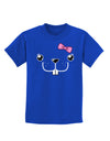 Kyu-T Face - Bucklette Cute Girl Beaver Childrens Dark T-Shirt-Childrens T-Shirt-TooLoud-Royal-Blue-X-Small-Davson Sales