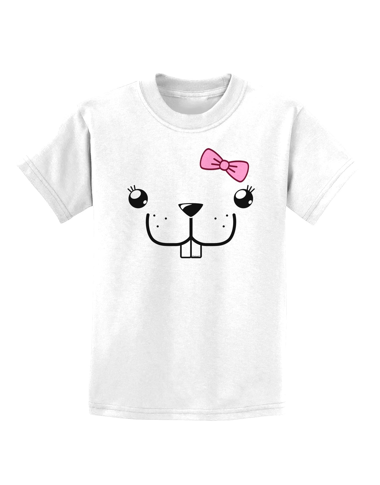 Kyu-T Face - Bucklette Cute Girl Beaver Childrens T-Shirt-Childrens T-Shirt-TooLoud-White-X-Small-Davson Sales