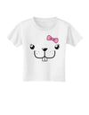 Kyu-T Face - Bucklette Cute Girl Beaver Toddler T-Shirt-Toddler T-Shirt-TooLoud-White-2T-Davson Sales