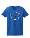 Kyu-T Face - Bucklette Cute Girl Beaver Womens Dark T-Shirt-TooLoud-Royal-Blue-X-Small-Davson Sales