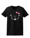 Kyu-T Face - Bucklette Cute Girl Beaver Womens Dark T-Shirt-TooLoud-Black-X-Small-Davson Sales