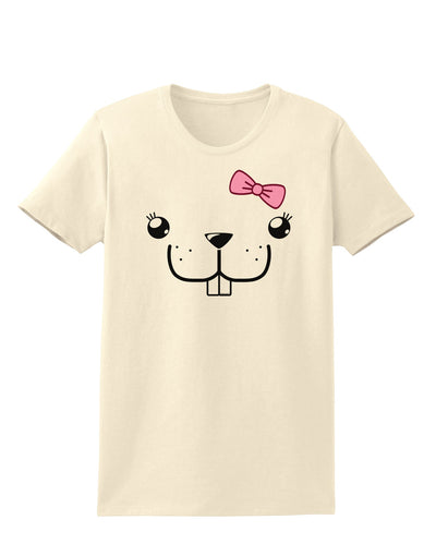 Kyu-T Face - Bucklette Cute Girl Beaver Womens T-Shirt-Womens T-Shirt-TooLoud-Natural-X-Small-Davson Sales