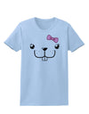 Kyu-T Face - Bucklette Cute Girl Beaver Womens T-Shirt-Womens T-Shirt-TooLoud-Light-Blue-X-Small-Davson Sales