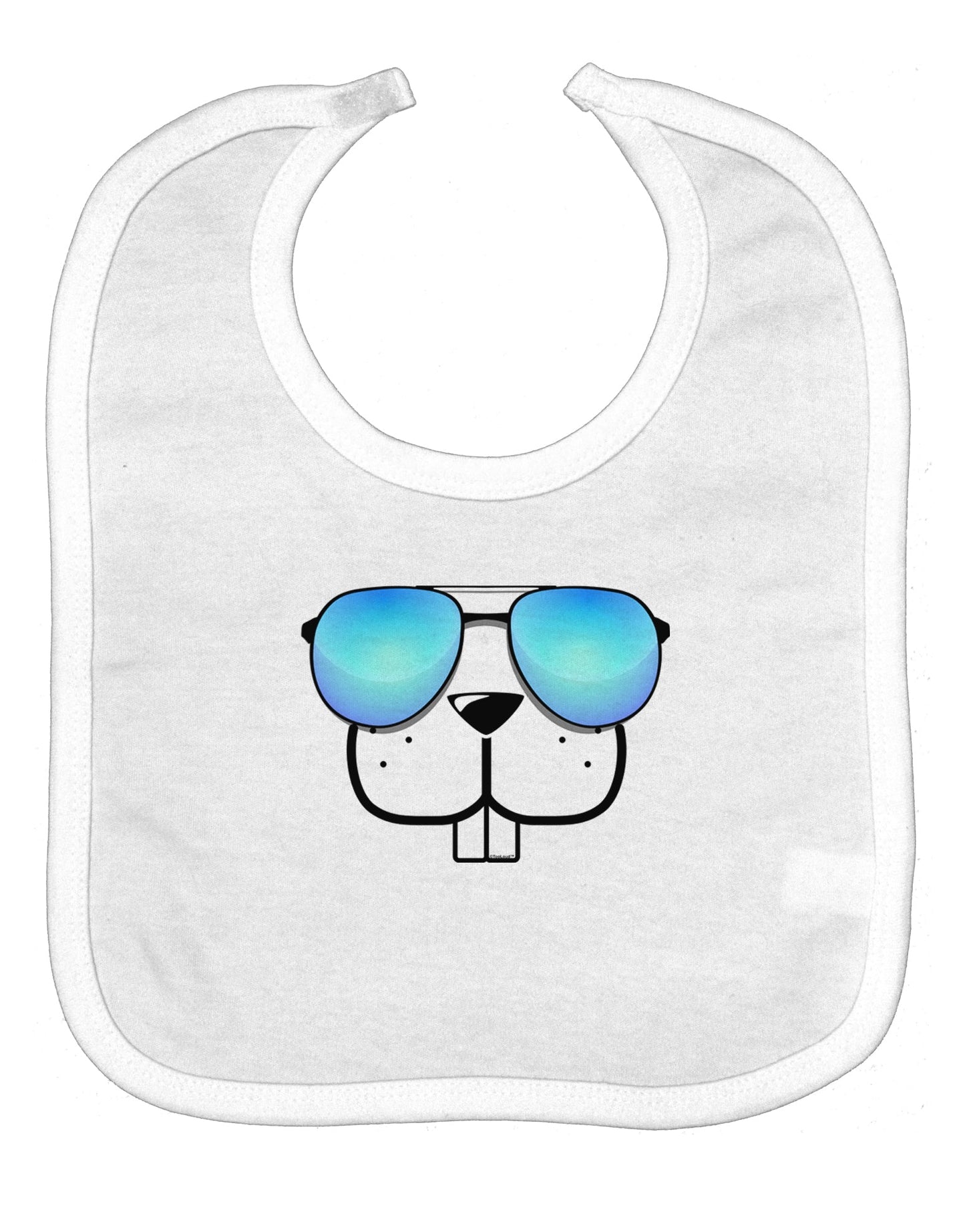 Kyu-T Face - Buckley Cool Sunglasses Baby Bib