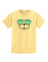 Kyu-T Face - Buckley Cool Sunglasses Childrens T-Shirt-Childrens T-Shirt-TooLoud-Daffodil-Yellow-X-Small-Davson Sales