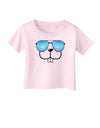 Kyu-T Face - Buckley Cool Sunglasses Infant T-Shirt-Infant T-Shirt-TooLoud-Light-Pink-06-Months-Davson Sales