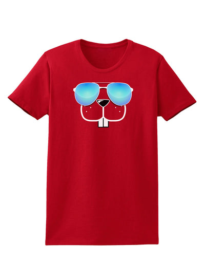 Kyu-T Face - Buckley Cool Sunglasses Womens Dark T-Shirt-TooLoud-Red-X-Small-Davson Sales