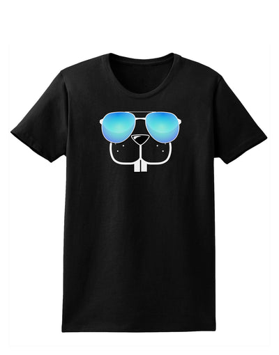 Kyu-T Face - Buckley Cool Sunglasses Womens Dark T-Shirt-TooLoud-Black-X-Small-Davson Sales