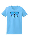 Kyu-T Face - Buckley Cool Sunglasses Womens T-Shirt-Womens T-Shirt-TooLoud-Aquatic-Blue-X-Small-Davson Sales