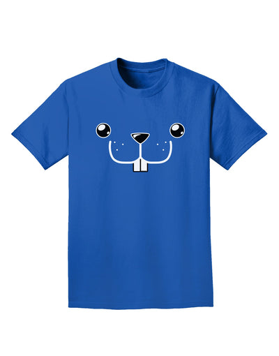 Kyu-T Face - Buckley the Beaver Adult Dark T-Shirt-Mens T-Shirt-TooLoud-Royal-Blue-Small-Davson Sales