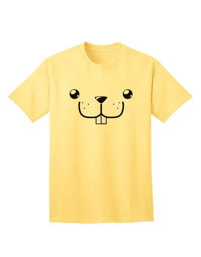 Kyu-T Face - Buckley the Beaver Adult T-Shirt: A Must-Have Addition to Your Wardrobe-Mens T-shirts-TooLoud-Yellow-Small-Davson Sales