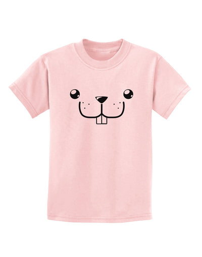 Kyu-T Face - Buckley the Beaver Childrens T-Shirt-Childrens T-Shirt-TooLoud-PalePink-X-Small-Davson Sales