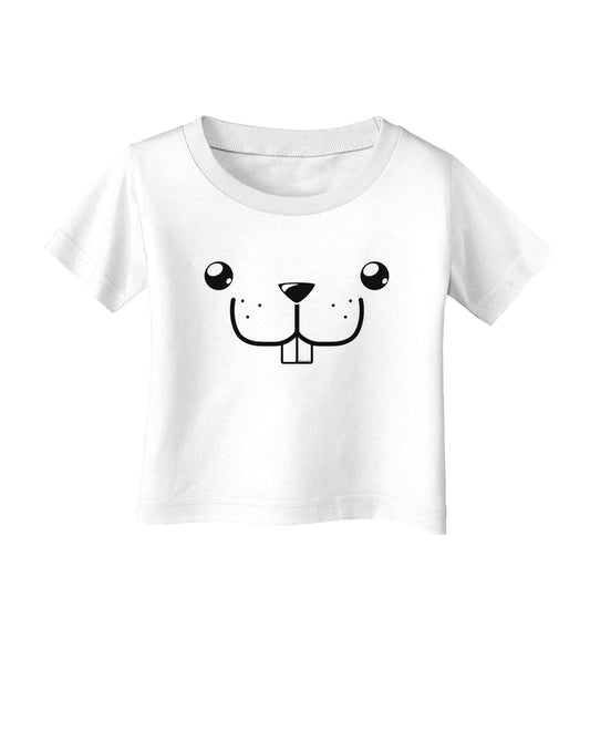 Kyu-T Face - Buckley the Beaver Infant T-Shirt-Infant T-Shirt-TooLoud-White-06-Months-Davson Sales