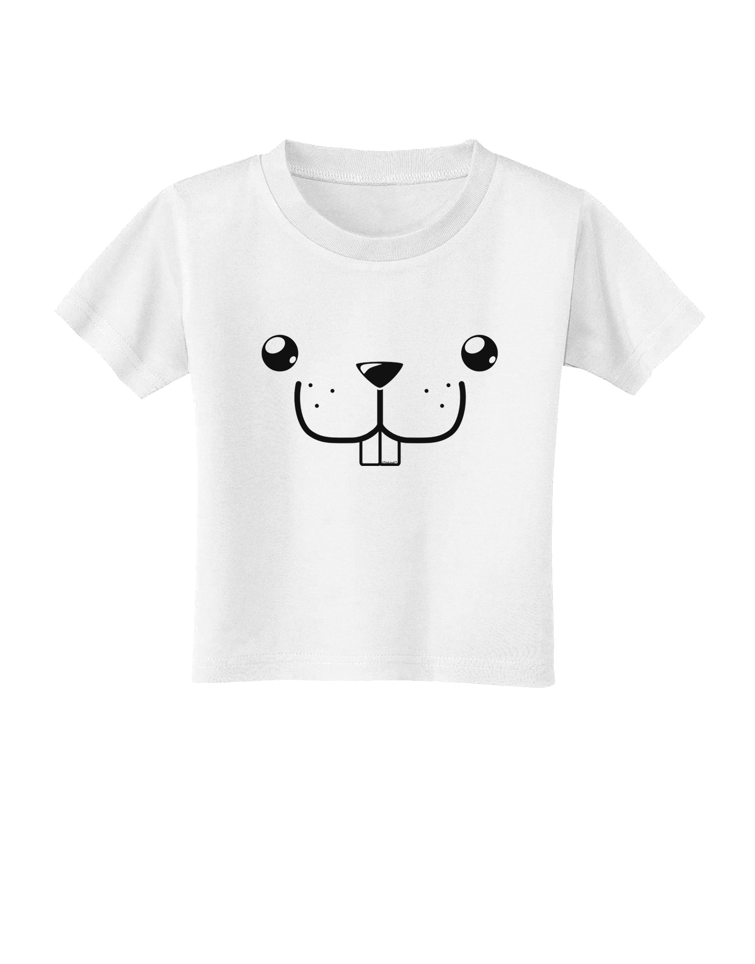 Kyu-T Face - Buckley the Beaver Toddler T-Shirt-Toddler T-Shirt-TooLoud-White-2T-Davson Sales