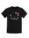 Kyu-T Face - Dewina Cute Girl Dugong Childrens Dark T-Shirt-Childrens T-Shirt-TooLoud-Black-X-Small-Davson Sales