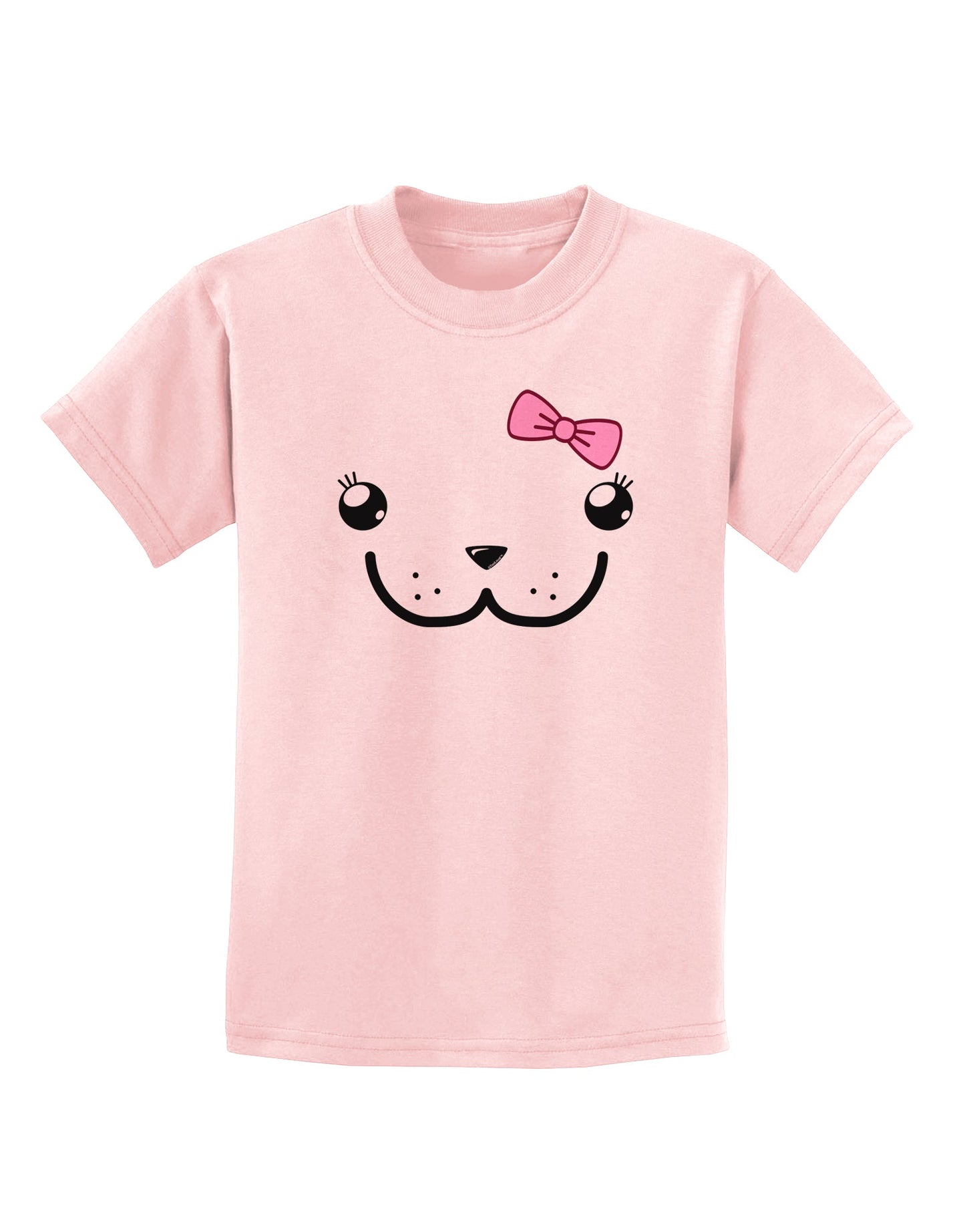Kyu-T Face - Dewina Cute Girl Dugong Childrens T-Shirt-Childrens T-Shirt-TooLoud-PalePink-X-Small-Davson Sales