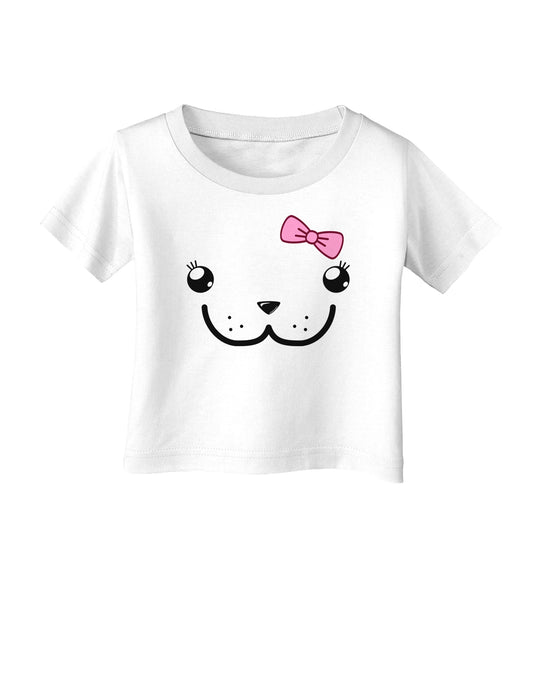 Kyu-T Face - Dewina Cute Girl Dugong Infant T-Shirt-Infant T-Shirt-TooLoud-White-06-Months-Davson Sales