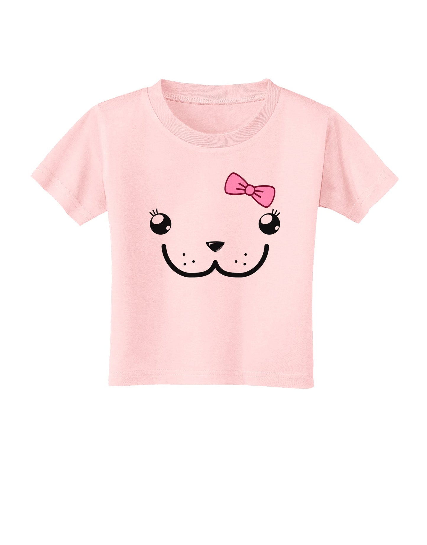 Kyu-T Face - Dewina Cute Girl Dugong Toddler T-Shirt-Toddler T-Shirt-TooLoud-Light-Pink-2T-Davson Sales