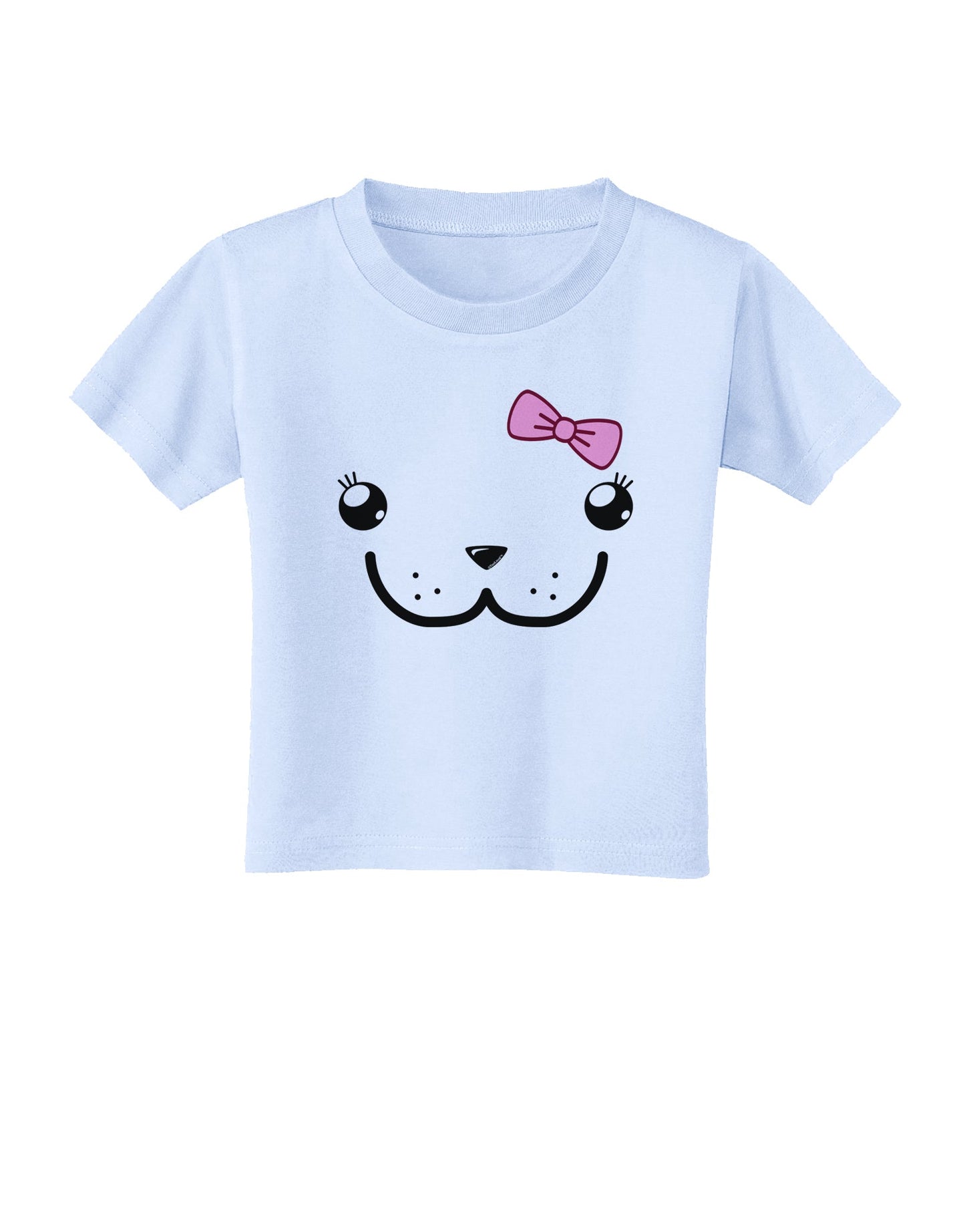 Kyu-T Face - Dewina Cute Girl Dugong Toddler T-Shirt-Toddler T-Shirt-TooLoud-Light-Blue-2T-Davson Sales