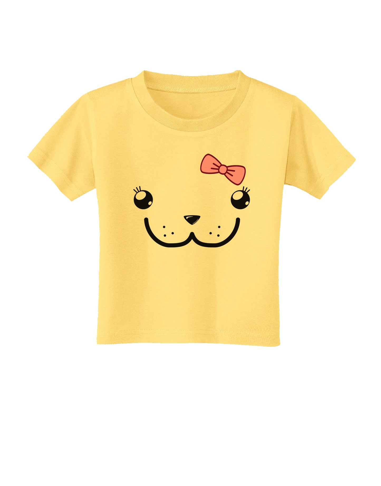 Kyu-T Face - Dewina Cute Girl Dugong Toddler T-Shirt-Toddler T-Shirt-TooLoud-Daffodil-Yellow-2T-Davson Sales
