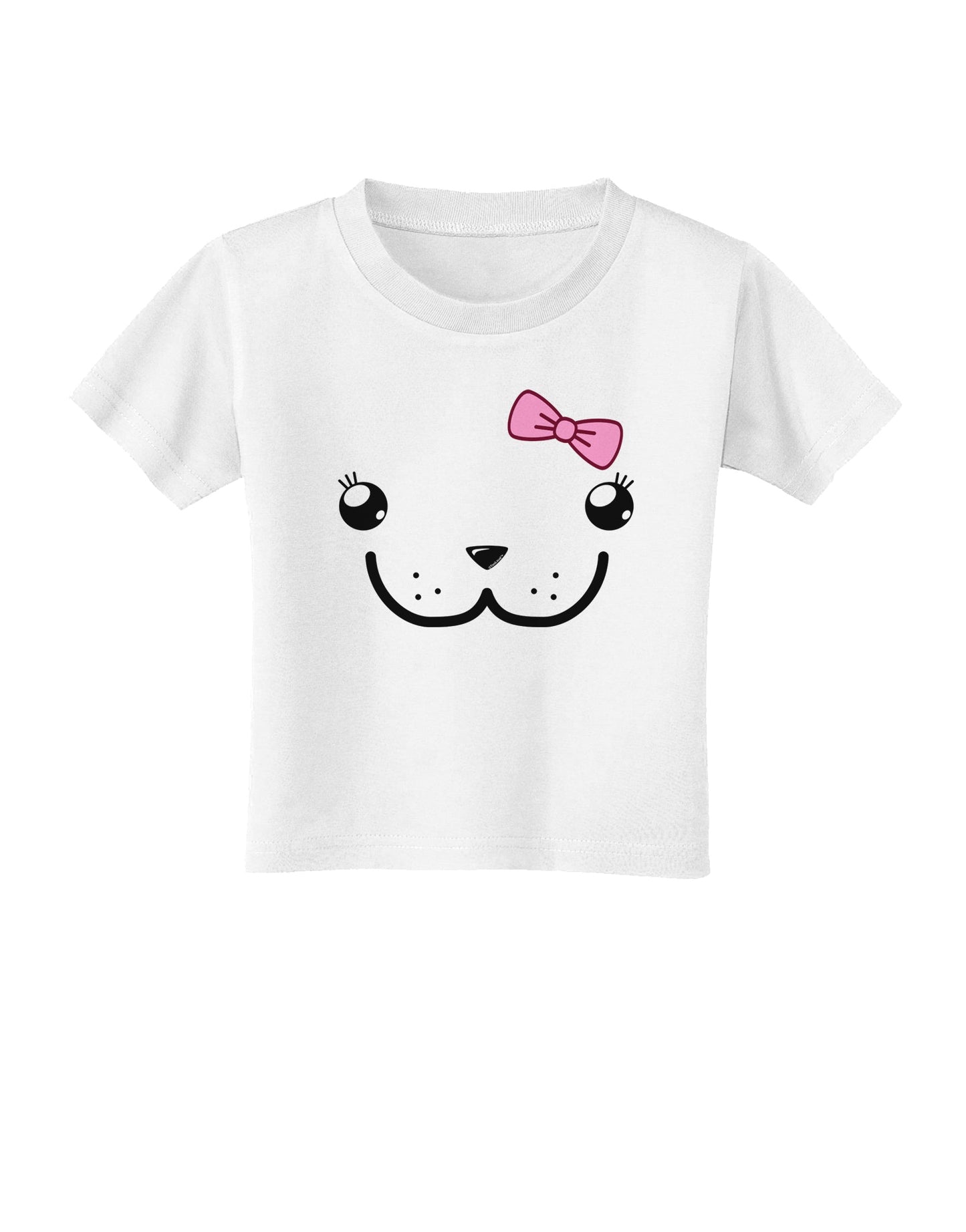 Kyu-T Face - Dewina Cute Girl Dugong Toddler T-Shirt-Toddler T-Shirt-TooLoud-White-2T-Davson Sales