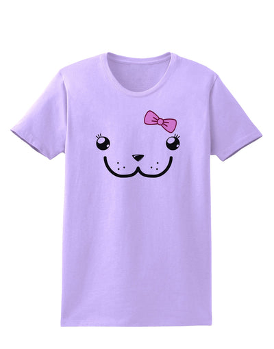 Kyu-T Face - Dewina Cute Girl Dugong Womens T-Shirt-Womens T-Shirt-TooLoud-Lavender-X-Small-Davson Sales