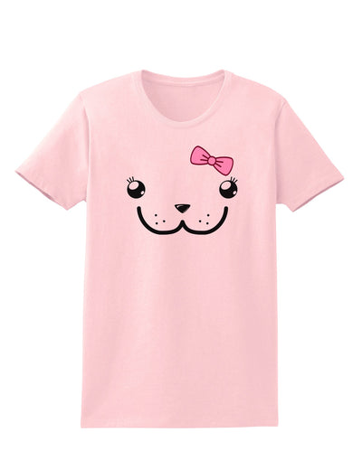 Kyu-T Face - Dewina Cute Girl Dugong Womens T-Shirt-Womens T-Shirt-TooLoud-PalePink-X-Small-Davson Sales