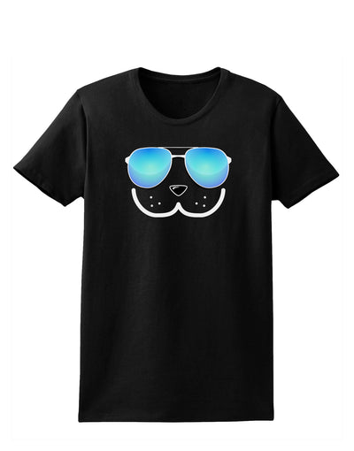 Kyu-T Face - Dewy Cool Sunglasses Womens Dark T-Shirt-TooLoud-Black-X-Small-Davson Sales