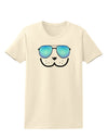 Kyu-T Face - Dewy Cool Sunglasses Womens T-Shirt-Womens T-Shirt-TooLoud-Natural-X-Small-Davson Sales