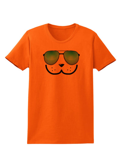 Kyu-T Face - Dewy Cool Sunglasses Womens T-Shirt-Womens T-Shirt-TooLoud-Orange-X-Small-Davson Sales