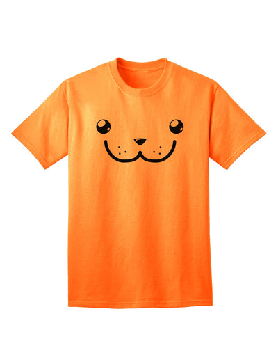 Kyu-T Face - Dewy the Dugong Adult T-Shirt: A Must-Have Addition to Your Wardrobe-Mens T-shirts-TooLoud-Neon-Orange-Small-Davson Sales