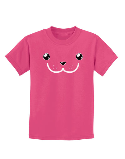 Kyu-T Face - Dewy the Dugong Childrens Dark T-Shirt-Childrens T-Shirt-TooLoud-Sangria-X-Small-Davson Sales