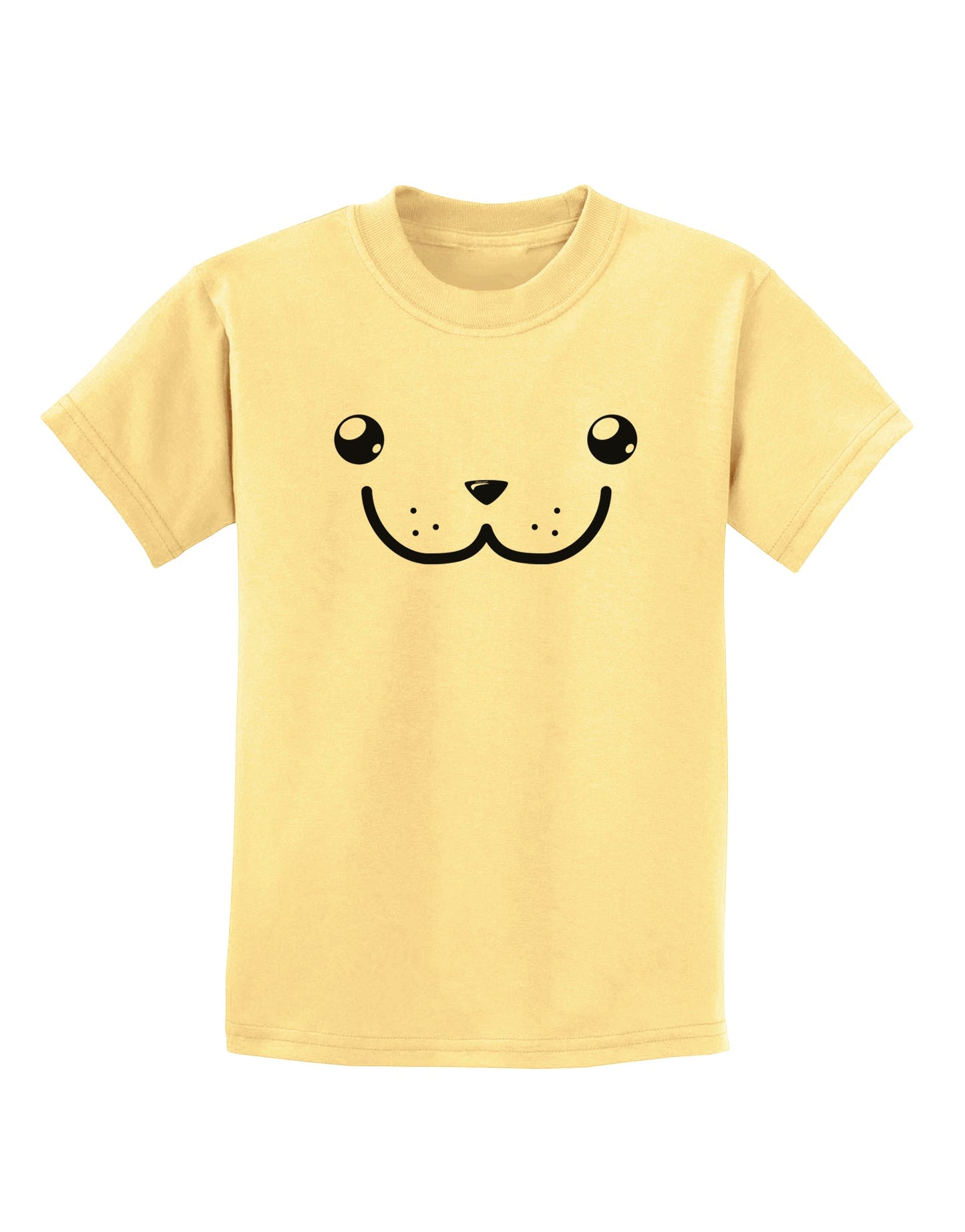Kyu-T Face - Dewy the Dugong Childrens T-Shirt-Childrens T-Shirt-TooLoud-Daffodil-Yellow-X-Small-Davson Sales