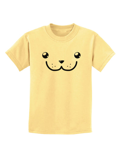 Kyu-T Face - Dewy the Dugong Childrens T-Shirt-Childrens T-Shirt-TooLoud-Daffodil-Yellow-X-Small-Davson Sales