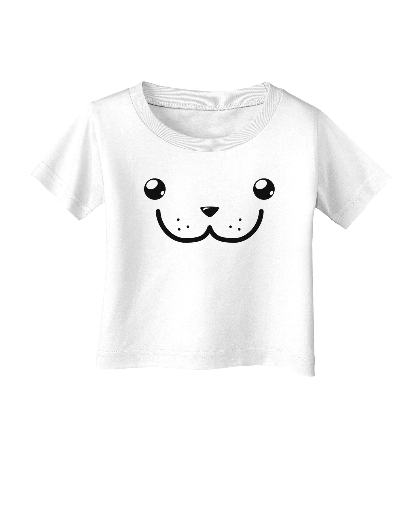 Kyu-T Face - Dewy the Dugong Infant T-Shirt-Infant T-Shirt-TooLoud-White-06-Months-Davson Sales