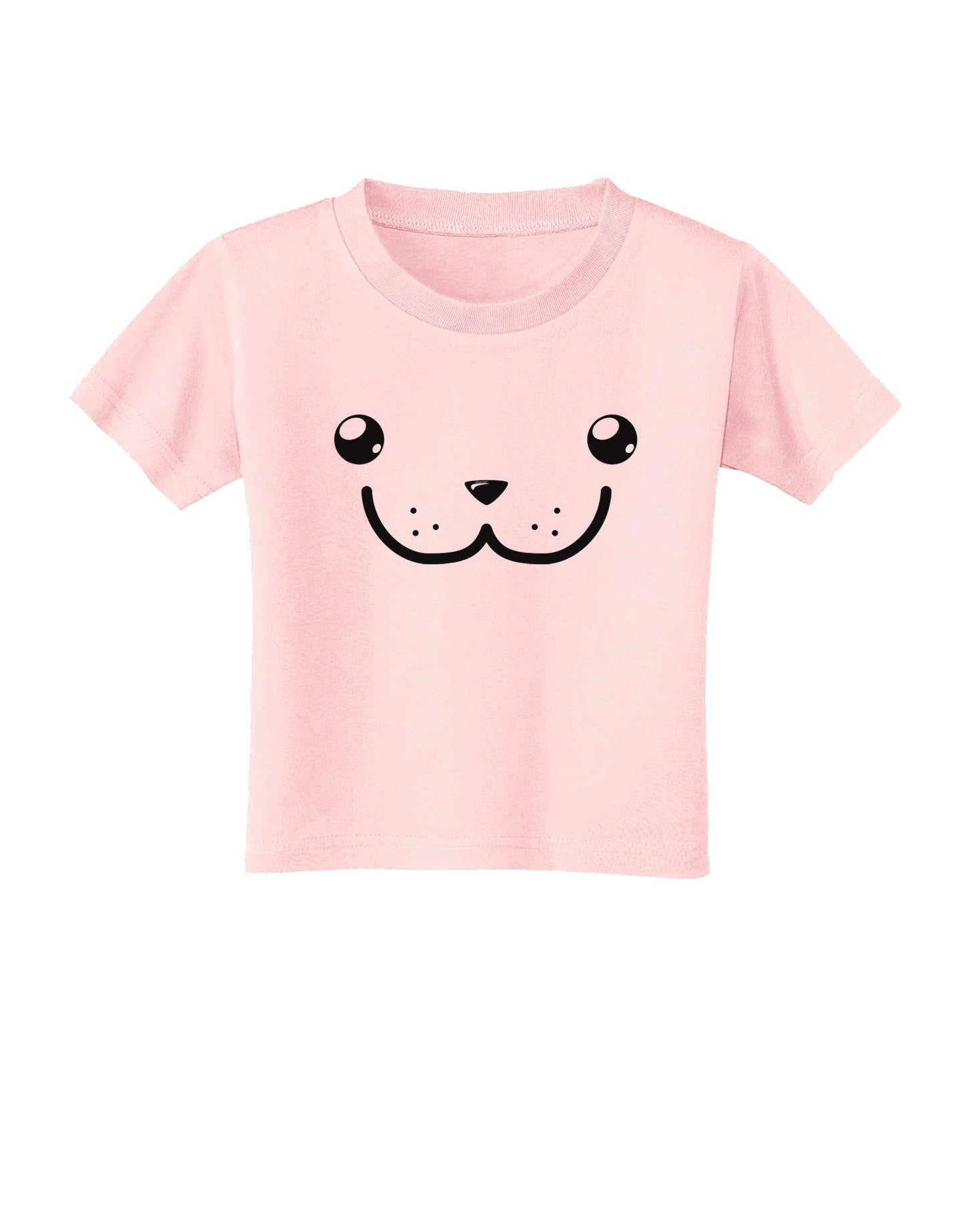 Kyu-T Face - Dewy the Dugong Toddler T-Shirt-Toddler T-Shirt-TooLoud-Light-Pink-2T-Davson Sales