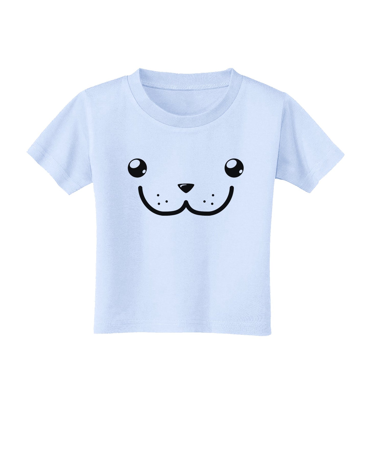 Kyu-T Face - Dewy the Dugong Toddler T-Shirt-Toddler T-Shirt-TooLoud-Light-Blue-2T-Davson Sales