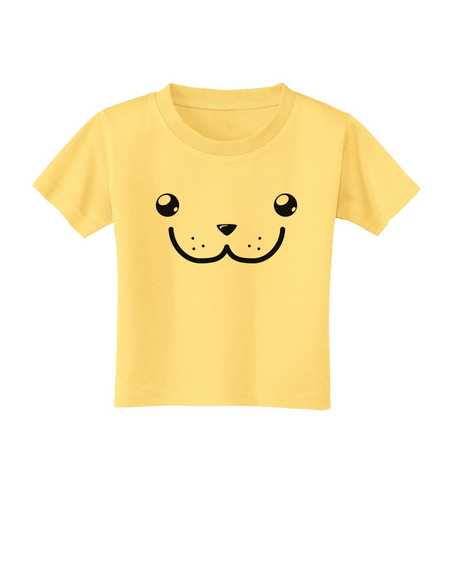 Kyu-T Face - Dewy the Dugong Toddler T-Shirt-Toddler T-Shirt-TooLoud-Daffodil-Yellow-2T-Davson Sales